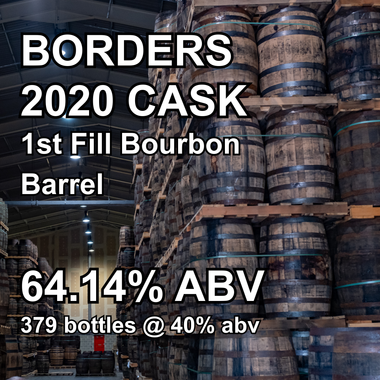 BORDERS 6yo CASK : 1st Fill Bourbon Barrel (Jan 2020)