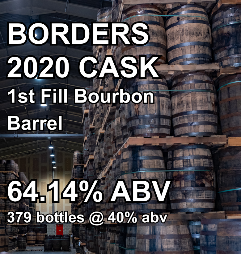 BORDERS 6yo CASK : 1st Fill Bourbon Barrel (Jan 2020) ref.304