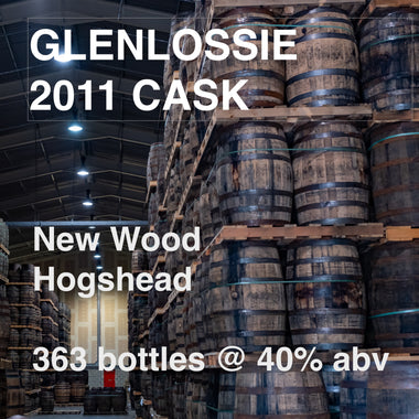 GLENLOSSIE 14yo CASK : New Wood Hogshead (Dec 2011)
