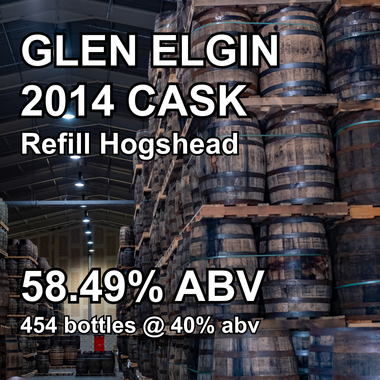 GLEN ELGIN 12yo CASK : Refill Hogshead (Jan 2014)