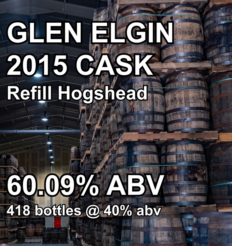 GLEN ELGIN 10yo CASK : Refill Hogshead (Oct 2015) ref.305