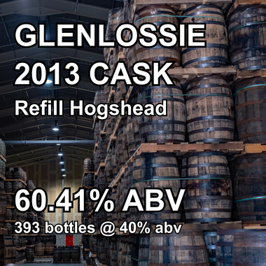 GLENLOSSIE 12yo CASK : Refill Hogshead (Dec 2013)