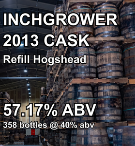 INCHGOWER 12yo CASK : Refill Hogshead (Jul 2013) ref.264