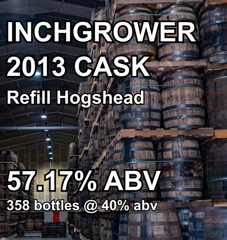 INCHGOWER 12yo CASK : Refill Hogshead (Jul 2013) ref.264