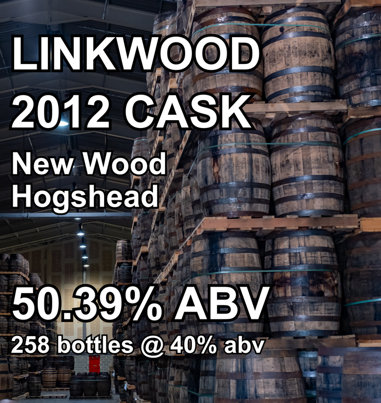 LINKWOOD 14yo CASK : New Wood Hogshead (Jan 2012) ref.249