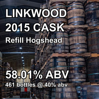 LINKWOOD 10yo CASK : Refill Hogshead (Dec 2015) ref.256