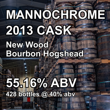 MANNOCHMORE 13yo CASK : New Wood Bourbon Hogshead (Jan 2013) ref.261