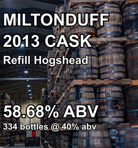 MILTONDUFF 12yo CASK : Refill Hogshead (Oct 2013) ref.235