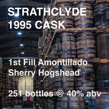 STRATHCLYDE 31yo GRAIN CASK : 1st Fill Amontillado Sherry Hogshead (1995)