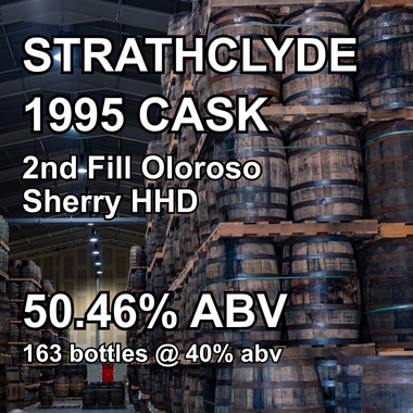 STRATHCLYDE 31yo GRAIN CASK : 2nd Fill Oloroso Sherry HHD (Feb 1995) ref.539