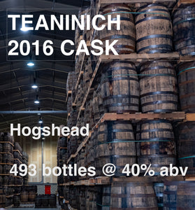 TEANINICH 10yo CASK : Refill Hogshead (Feb 2016)