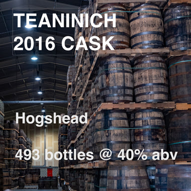 TEANINICH 10yo CASK : Refill Hogshead (Feb 2016)
