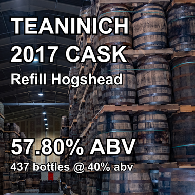 TEANINICH 8yo CASK : Refill Hogshead (July 2017)