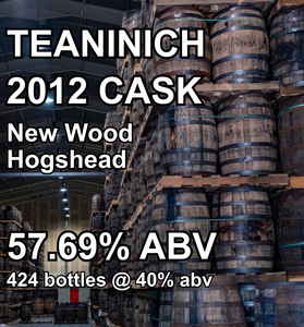 TEANINICH 13yo CASK : New Wood Hogshead (Mar 2012)