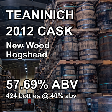 TEANINICH 13yo CASK : New Wood Hogshead (Mar 2012)