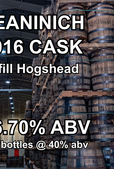 TEANINICH 10yo CASK : Refill Hogshead (Feb 2016) ref.251