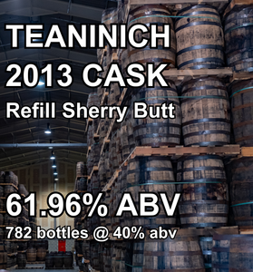 TEANINICH 12yo CASK : Sherry Butt (Sep 2013)