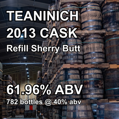 TEANINICH 12yo CASK : Sherry Butt (Sep 2013)